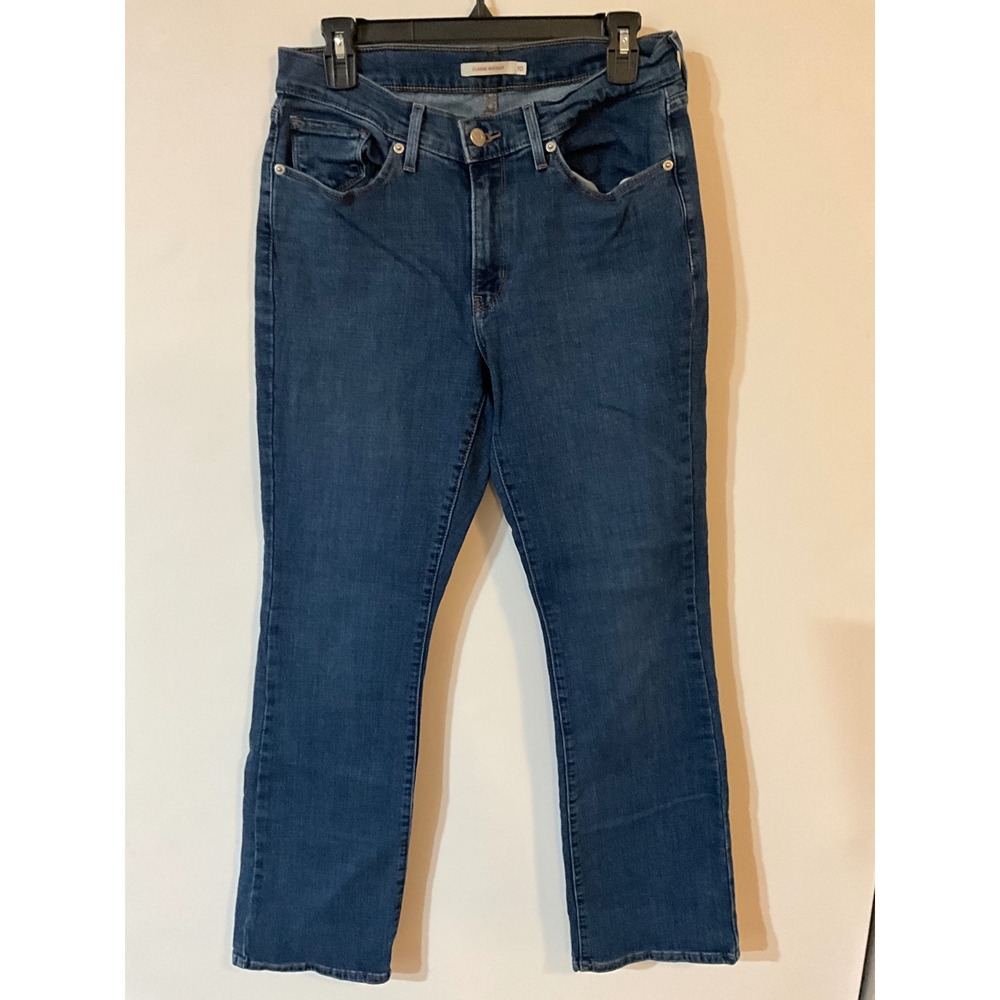 Levis Classic Bootcut Jeans Womens 10 Blue Denim Medium Wash Stretch Mid Rise